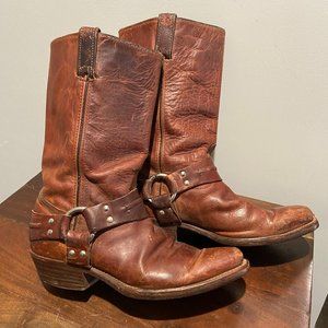 Code West Harness Biker Moto Boots